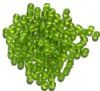 6mm Round Transparent Matte Glass Beads